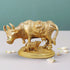 Brass Cow With Base Statue 0.8Kg